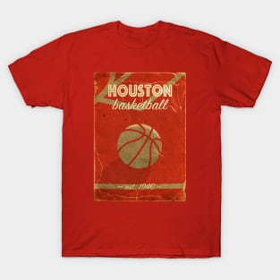 COVER SPORT - HOUSTON BASKETBALL EST 1946 T-Shirt